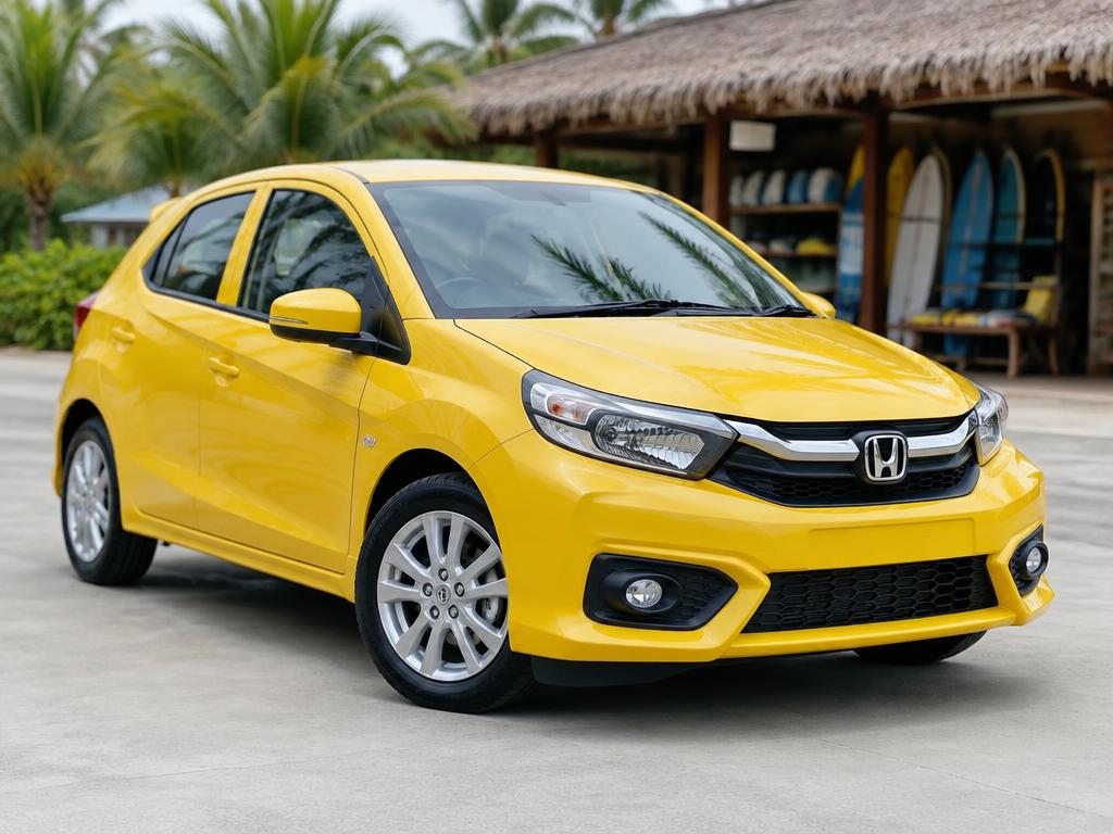 Sewa Honda New Brio di Lombok